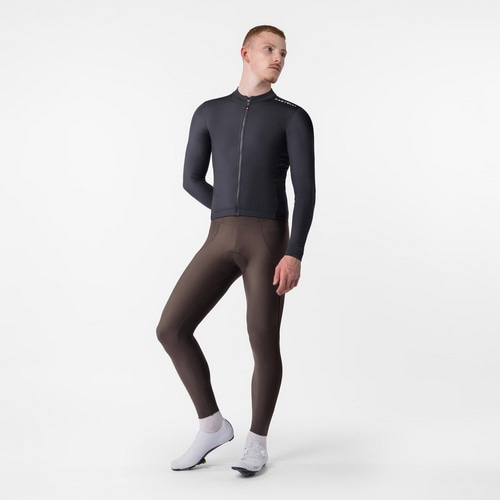 CASTELLI ( カステリ ) 長袖ジャージ ESPRESSO THERMAL 2 JERSEY ( エスプレッソ サーマル 2 ジャージ ) ブラック/ホワイト M