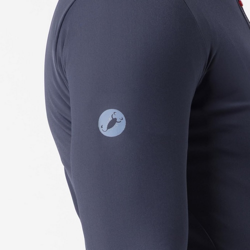 CASTELLI ( カステリ ) 長袖ジャージ ESPRESSO THERMAL 2 JERSEY ( エスプレッソ サーマル 2 ジャージ ) トワイライトブルー M