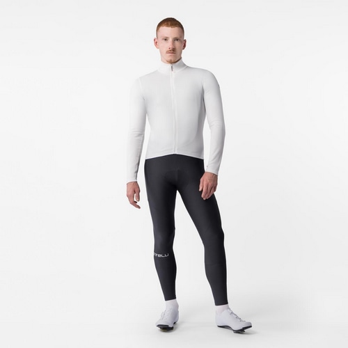 CASTELLI ( カステリ ) 長袖ジャージ COMPETIZIONE THERMAL LS JERSEY ( コンペティツィオーネ サーマル ロングスリーブジャージ ) アイボリー M