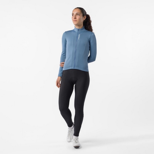 CASTELLI ( カステリ ) 長袖ジャージ SINERGIA 3 JERSEY FZ ( シネルジア 3 ジャージ FZ ) スチールブルー S レディース