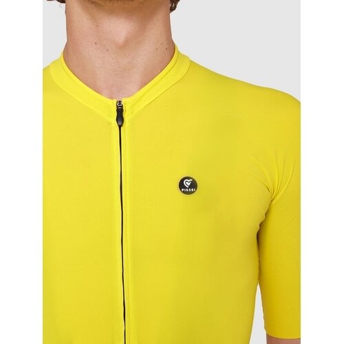 PISSEI ( ピセイ ) 半袖ジャージ PRIMA PELLE SHORT SLEEVE JERSEY ( プリマペーレ ショートスリーブジャージ ) イエロー M