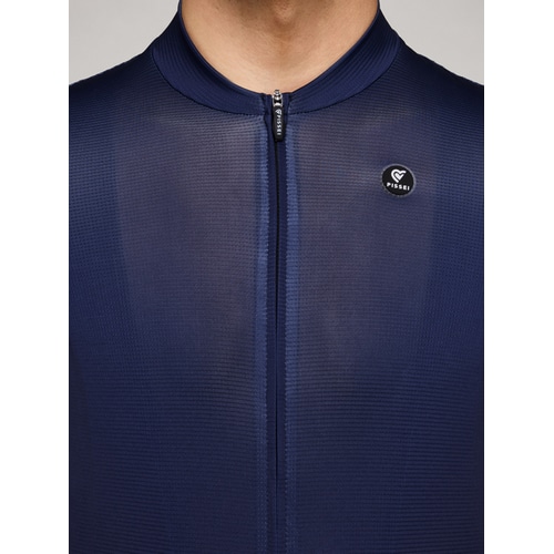 PISSEI ( ピセイ ) 半袖ジャージ PRIME SHORT SLEEVE JERSEY ( プライム ショートスリーブジャージ ) ブルー/レタリング L