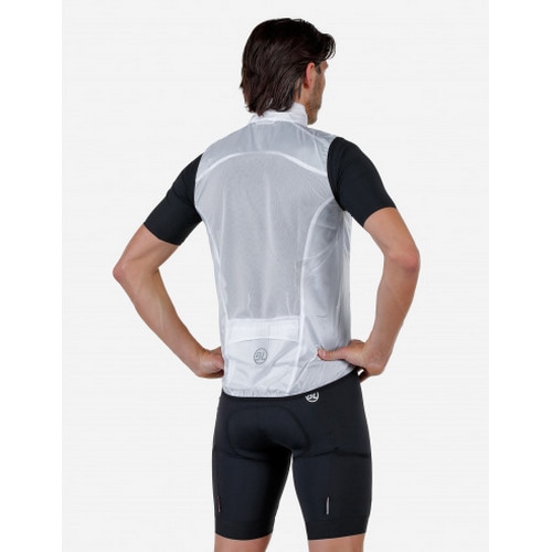 BICYCLELINE ( バイシクルライン ) ベスト・ジレ STELVIO WINDPROOF VEST ( ステルビオ ウィンドプルーフベスト ) ホワイト S