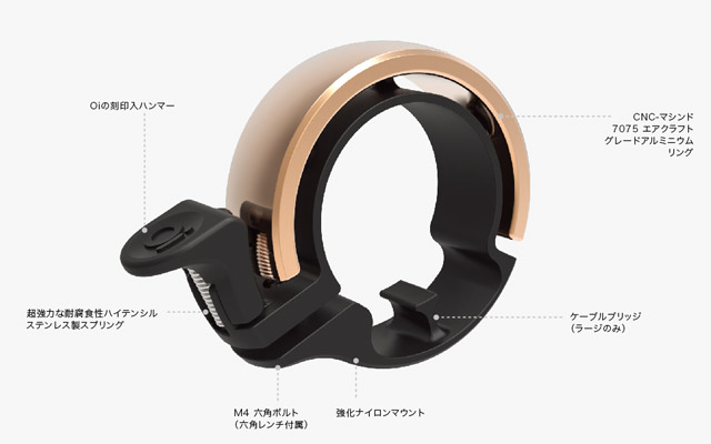 knog. ( ノグ ) ベル・ホーン OI CLASSIC BELL ( オイ クラシック ベル