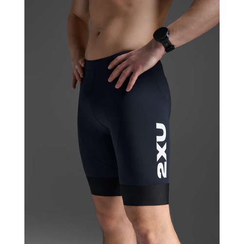2XU ( ツータイムズユー ) トライアスロンウェア AERO TRI 9INCH SHORT ( エアロ トライ 9インチ ショーツ ) ミッドナイト/クールマッチャ XL