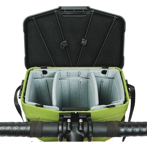ROUTE WERKS ( ルートワークス ) フロントバッグ/ハンドルバッグ THE BIG HANDLEBAR BAG ( ビッグ ハンドルバーバッグ ) オリーブ