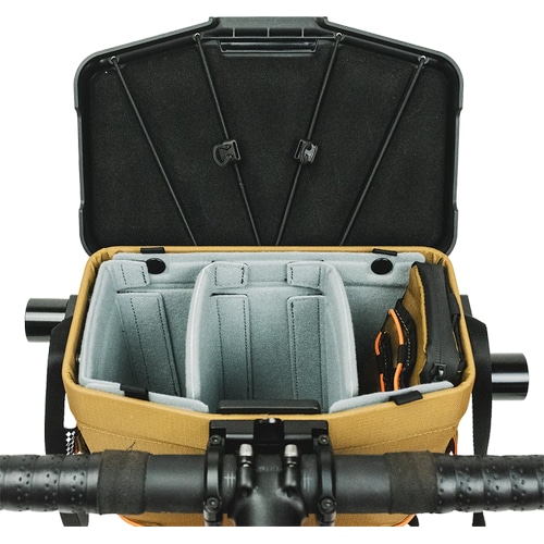 ROUTE WERKS ( ルートワークス ) フロントバッグ/ハンドルバッグ THE BIG HANDLEBAR BAG ( ビッグ ハンドルバーバッグ ) コヨーテ