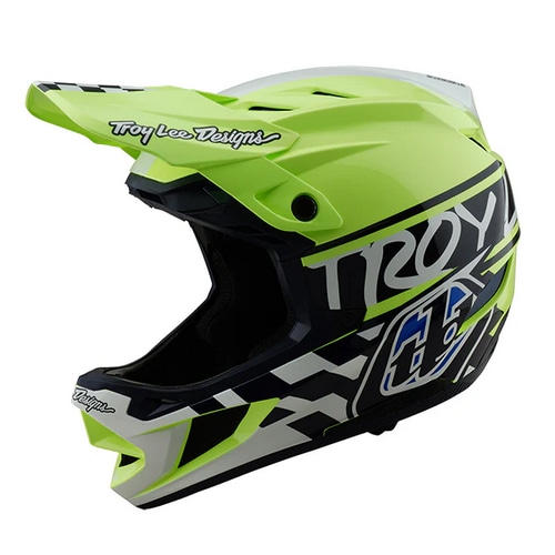 TROY LEE DESIGNS ( �g���C���[ �f�U�C���Y ) �t���t�F�C�X�w�����b�g D4 POLYACRYLITE MIPS ( D4 �|���A�N�����C�g �~�b�v�X ) �t�B�t�e�B�[50 �l�C�r�[/�O���[�C�G���[ M ( 57-58cm )