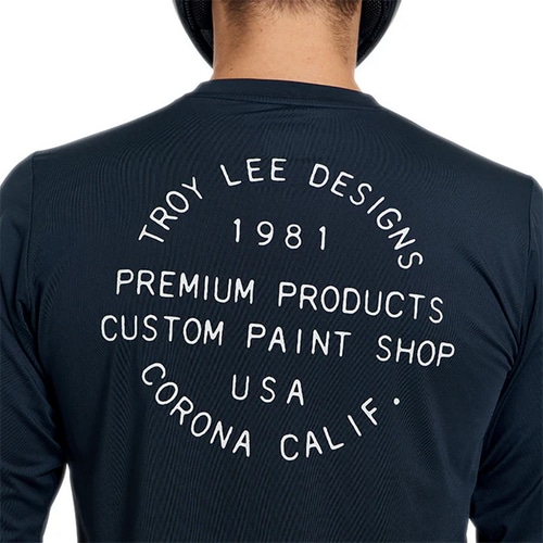 TROY LEE DESIGNS ( トロイリー デザインズ ) 長袖ジャージ RUCKUS LS RIDE TEE ( ラッカス ロングスリーブライドT ) プレスド カーボン S