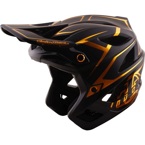 TROY LEE DESIGNS ( トロイリー デザインズ ) フルフェイスヘルメット STAGE STUNT HELMET ( ステージ スタント ヘルメット ) ピンストライプ ブラック XL/2X