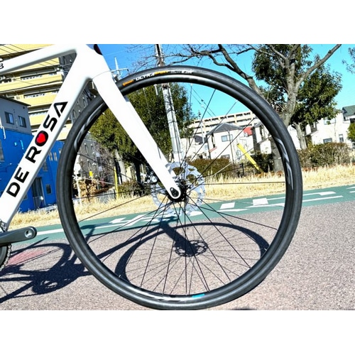 DE ROSA ( デローザ ) フラットバーロード 838 DISK 府中多摩川店オリジナル完成車 ホワイト グロッシー 50 (身長目安170cm前後)