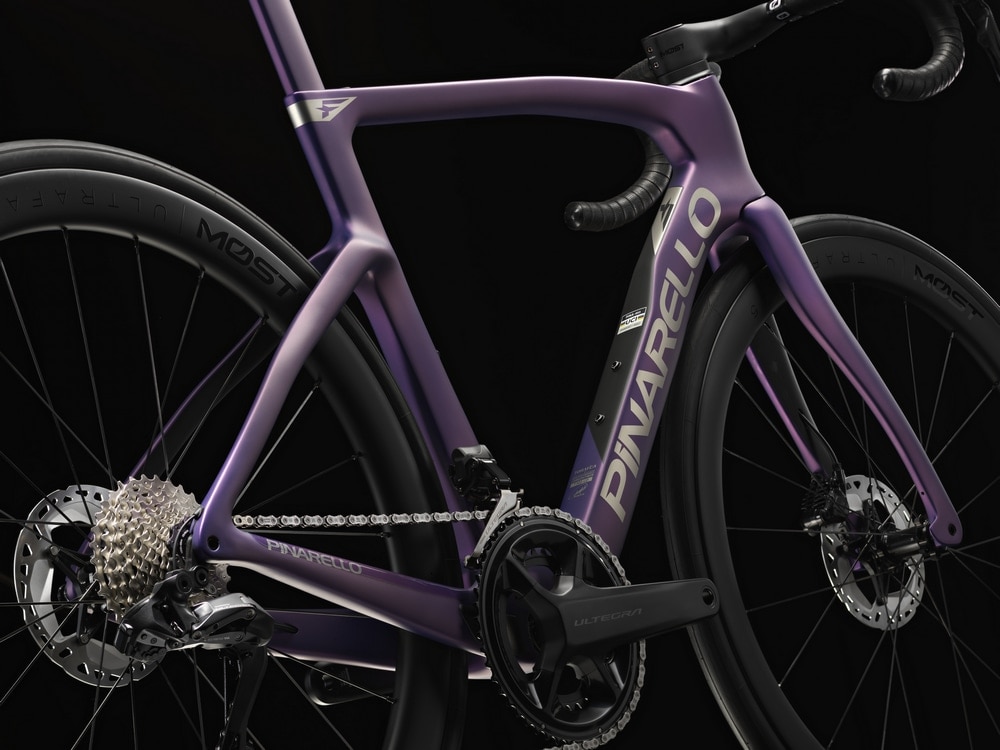 PINARELLO ( ピナレロ ) ロードバイク F7 (Ultegra Di2 12s/ MOST ULTRAFAST 45) J210 スティール オーキッド 43 (身長目安155cm前後)