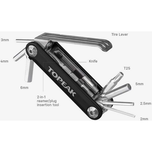 TOPEAK ( トピーク ) 携帯工具 チュビ 11 【オンライン特価品】 ブラック