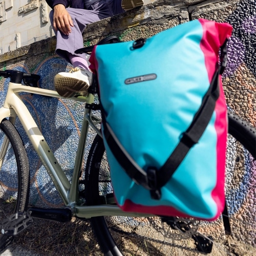 ORTLIEB ( �I���g���[�u ) �p�j�A�E�T�C�h�o�b�O �o�b�N���[���[�T�C�o�[ QL2.1(�V���O��) �T�C�o�[�u���[/�T�C�o�[�s���N 20L