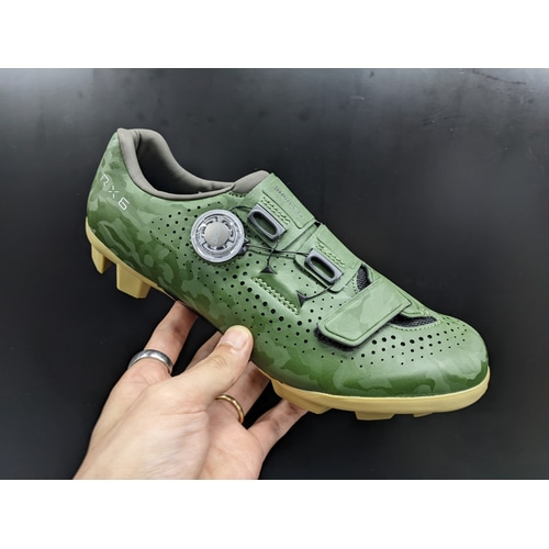 SHIMANO ( シマノ ) ビンディングシューズ SH-RX600 グリーン 47