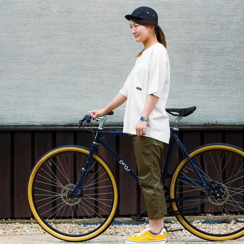 Nari-Furi ( ナリフリ ) Tシャツ・カジュアルウェア NANOTEC (ナノテック) 制菌ポケット Tシャツ エクリュ ( 生成色 ) L