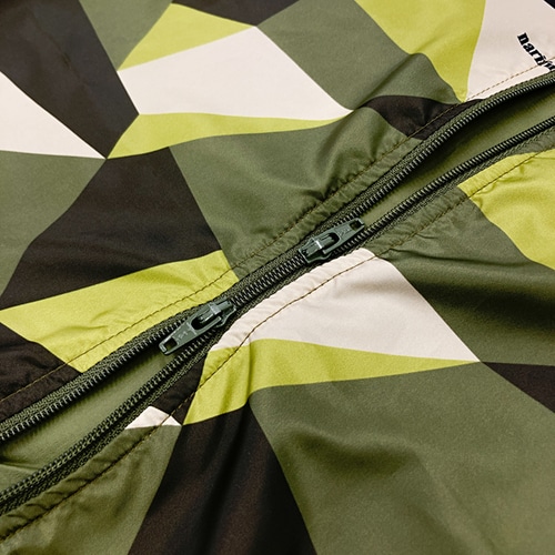 Nari-Furi ( ナリフリ ) ウィンドブレーカー パッカブルウィンドブレーカー グリーン カモ L