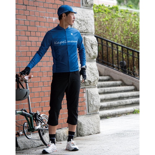 KAPELMUUR ( カペルミュール ) 長袖ジャージ プリント長袖ジャージ カーシブ ブルー L