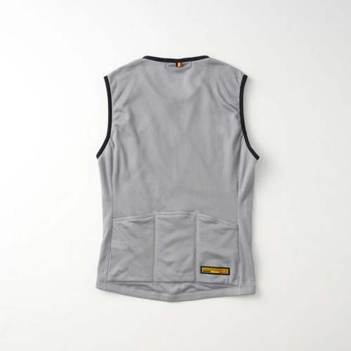 KAPELMUUR ( カペルミュール ) ベスト・ジレ Octa 裏起毛メッシュベスト グレー M