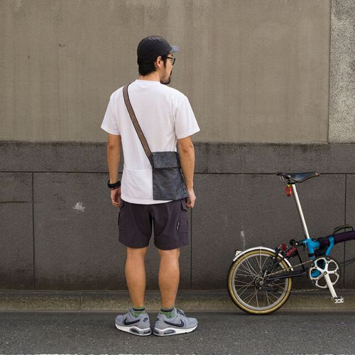 rin project ( リンプロジェクト ) サコッシュ MAIDOサコッシュ小 波 (WAVE)