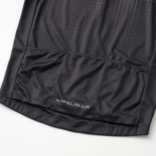 KAPELMUUR ( カペルミュール ) 半袖ジャージ プリント半袖ジャージ タータンチェック ブラック M