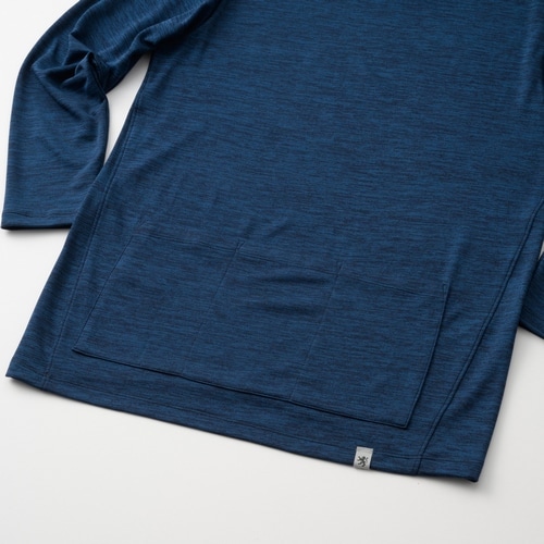 KAPELMUUR ( カペルミュール ) Tシャツ・カジュアルウェア ドライ長袖Tシャツ クランクセット ネイビー L
