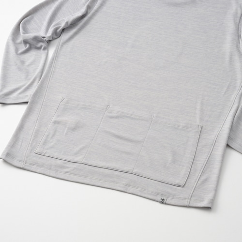 KAPELMUUR ( カペルミュール ) Tシャツ・カジュアルウェア ドライ長袖Tシャツ クランクセット グレー M
