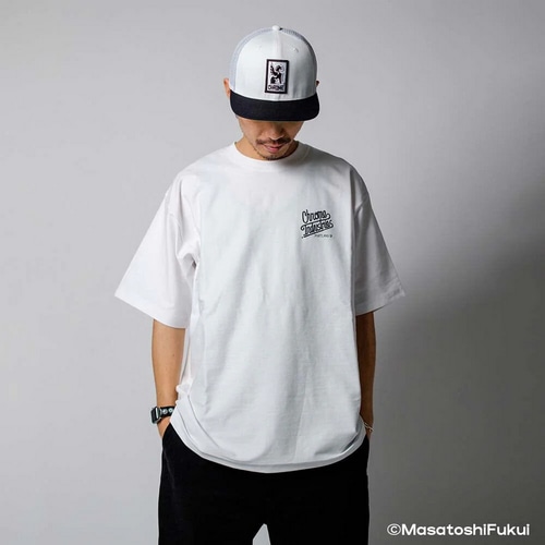 CHROME ( クローム ) Tシャツ・カジュアルウェア LSC TEE WIDE FIT ESOW VER.1 ( ライムストーン ケーブ ティー ワイド フィット ESOW Ver.1 ) ホワイト M