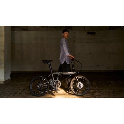 DAHON ( ダホン ) 電動アシスト自転車(e-bike) FU-COM ( フューコム ) マットブラック/ホワイト 20インチ ( 身長目安170cm前後 )