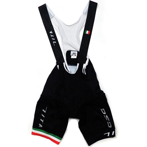 7-ITA ( セブンアイティエー ) ビブショーツ TRAILER II BIBSHORTS ( トレイラー ツー ビブショーツ ) ブラック/ホワイト XS