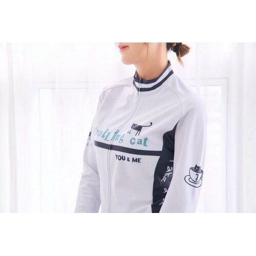 7-ITA ( ZuACeBG[ ) W[W STROLLING CAT LADY L/S JERSEY ( Xg[O Lbg fB[ OX[uW[W ) O[ M fB[X fB[X