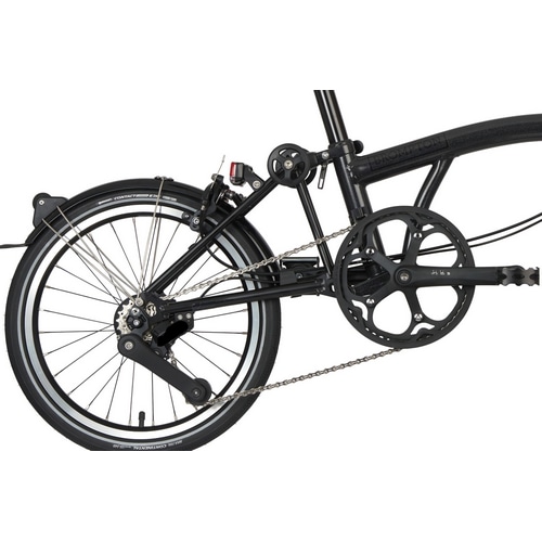 BROMPTON ( ブロンプトン ) 折りたたみ自転車 P LINE URBAN MID ( Pライン アーバン ミッド ) M4R リアキャリア付 ALIANTE R7 サドル モデル ミッドナイトブラック YSオリジナル輪行バッグプレゼント