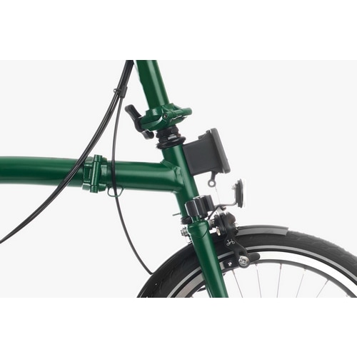 【美品】Brompton S2L レーシンググリーン/ブラック Brompton C Line 12 Speed High Handlebar - Racing Green - J.C. Lind