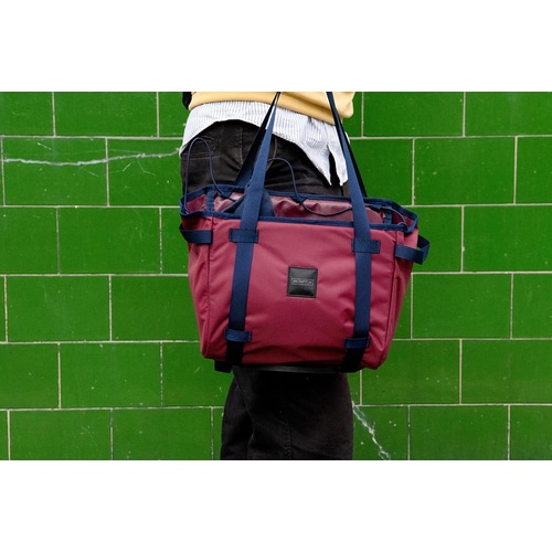BROMPTON ( ブロンプトン ) フロントバッグ/ハンドルバッグ BASKET BAG SMALL ( バスケットバッグ スモール ) プラム/ネイビー