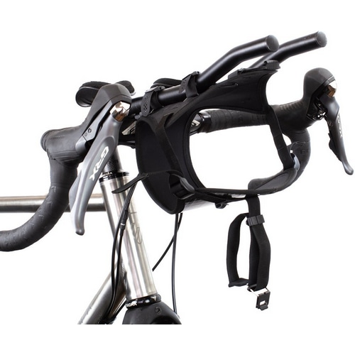 RESTRAP ( ���X�g���b�v ) �t�����g�o�b�O/�n���h���o�b�O RACE AERO BAR BAG ( ���[�X �G�A�� �o�[�o�b�O ) �u���b�N 7L