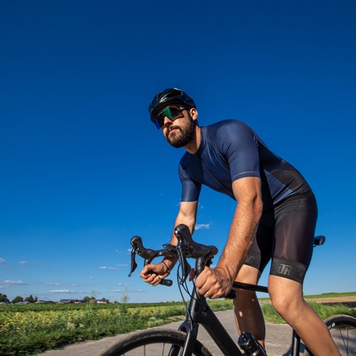 BIORACER (ビオレーサー) 半袖ジャージ SPRINTER ( スプリンター ) サイクルジャージ ブルー L | 自転車・パーツ・ウェア通販  | ワイズロードオンライン