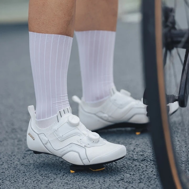 SANTIC ( サンティック ) ビンディングシューズ LU TUO CARBON ROAD SHOES ( ルー トゥオ カーボン ロード シューズ ) ホワイト 41 ( 26.2cm )