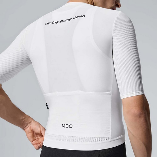 MBO ( �G���r�[�I�[ ) �����W���[�W C100 MEN'S SHORT SLEEVES JERSEY ( �����Y �V���[�g �X���[�u �W���[�W ) �X�m�[ �z���C�g M