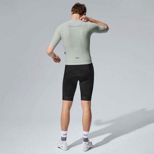 MBO ( エムビーオー ) 半袖ジャージ C100 MEN'S SHORT SLEEVES JERSEY ( メンズ ショート スリーブ ジャージ ) ペール クラウディ グレー S