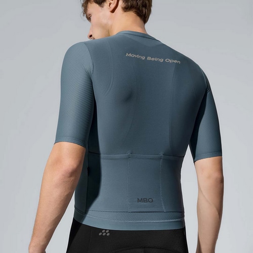 MBO ( �G���r�[�I�[ ) �����W���[�W C100 MEN'S SHORT SLEEVES JERSEY ( �����Y �V���[�g �X���[�u �W���[�W ) �A���J�[ �O���[ M