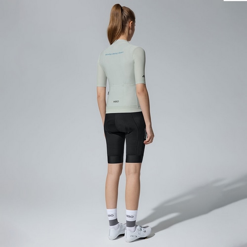 MBO ( �G���r�[�I�[ ) �����W���[�W C110 WOMEN'S SHORT SLEEVES JERSEY ( �E�B�����Y �V���[�g �X���[�u �W���[�W ) �y�[�� �N���E�f�B �O���[ XS ���f�B�[�X