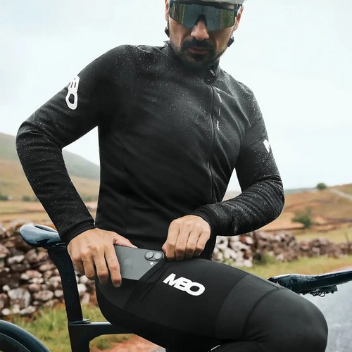 MBO ( エムビーオー ) ジャケット C182 MEN'S WINDPROOF THERMAL JACKET ( メンズ ウィンドプルーフ サーマル ジャケット ) ブラック M