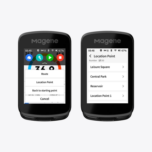 MAGENE ( マージーン ) サイクルコンピューター 本体 C606 PRO スマートGPSバイクコンピュータ ブラック