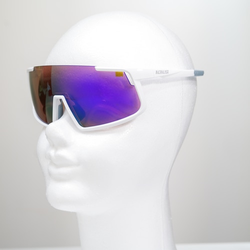 ALTALIST ( アルタリスト ) サングラス KISOU CR1 グロスホワイト(バイオレットミラーZEISS)