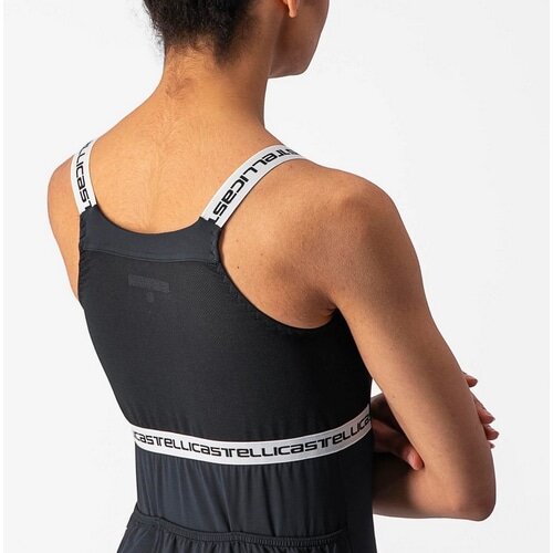 CASTELLI ( カステリ ) Tシャツ・カジュアルウェア BAVETTE TOP ( バヴェット トップ ) ライトブラック/アイボリー S レディース