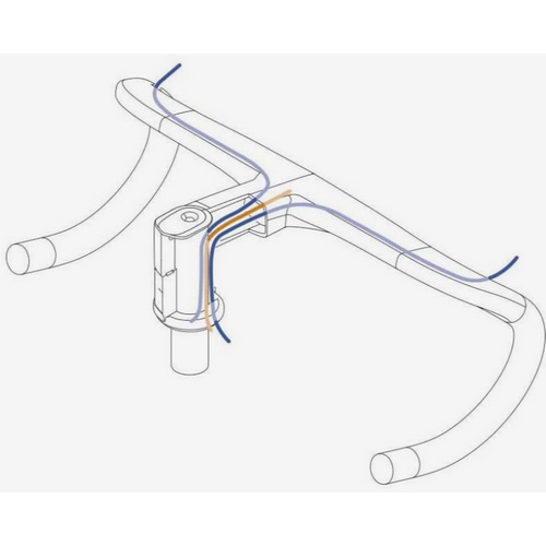 DEDA ( デダ ) ロードバイク用（ドロップハンドルバー） ALANERA DCR ( アラネラ DCR ) ポリッシュオンブラック  420X120mm【対面販売限定商品】