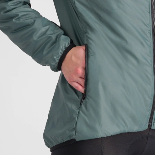 SPORTFUL ( �X�|���g�t�� ) �W���P�b�g SUPERGIARA W PUFFY LONG SLEEVE ( �X�[�p�[�W�A�� �E�B�����Y �p�t�B�[ �����O�X���[�u ) 3000 �V�����u �O���[�� M ���f�B�[�X