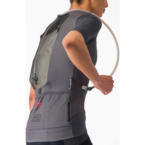 CASTELLI ( カステリ ) 半袖ジャージ UNLIMITED PRO W JERSEY ( アンリミテッド プロ ウィメンズ ジャージ ) ダークグレー XS レディース