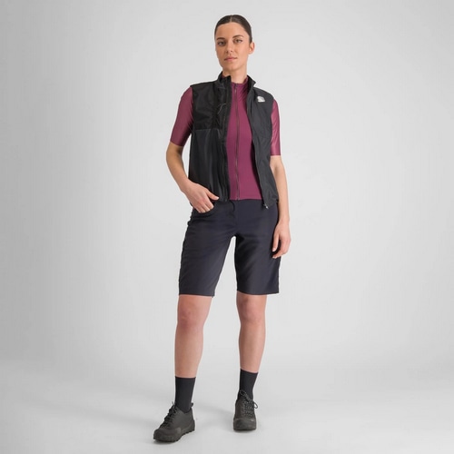 SPORTFUL ( スポルトフル ) レーサーパンツ SUPERGIARA W OVERSHORT ( スーパージアラ ウィメンズ オーバーショーツ ) ブラック S レディース