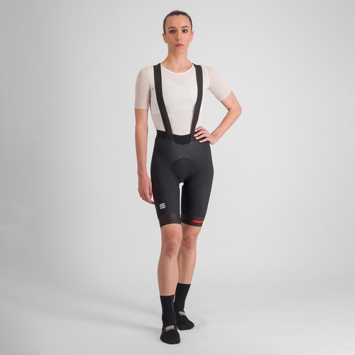 SPORTFUL ( スポルトフル ) ビブショーツ FIANDRE W BIBSHORT ( フィアンドレ ウィメンズ ビブショーツ ) ブラック S レディース
